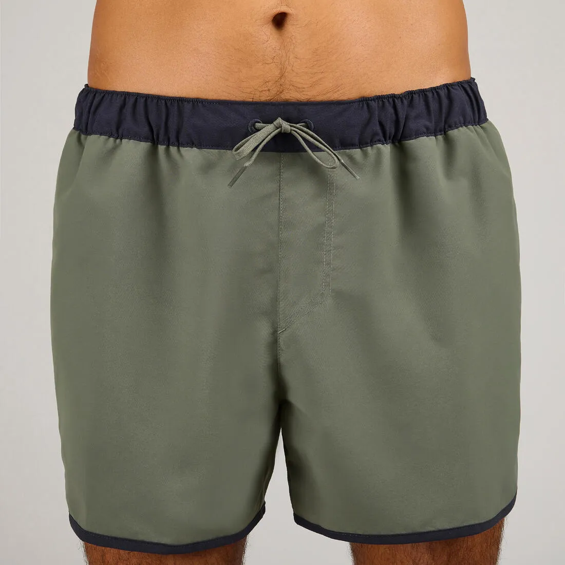 Boardshort surf 100 short SUNSTRIPEGREEN