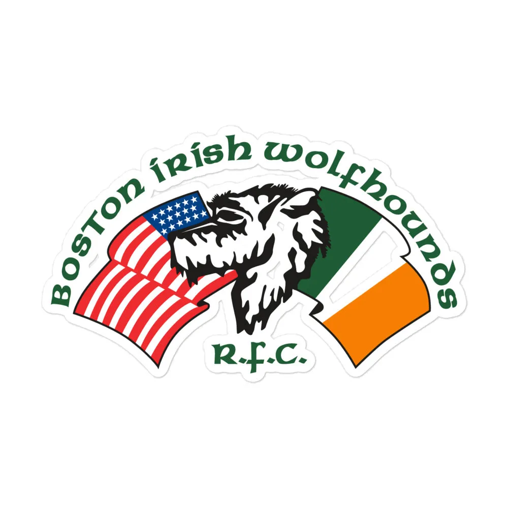 Boston Irish Wolfhounds YRFC Stickers