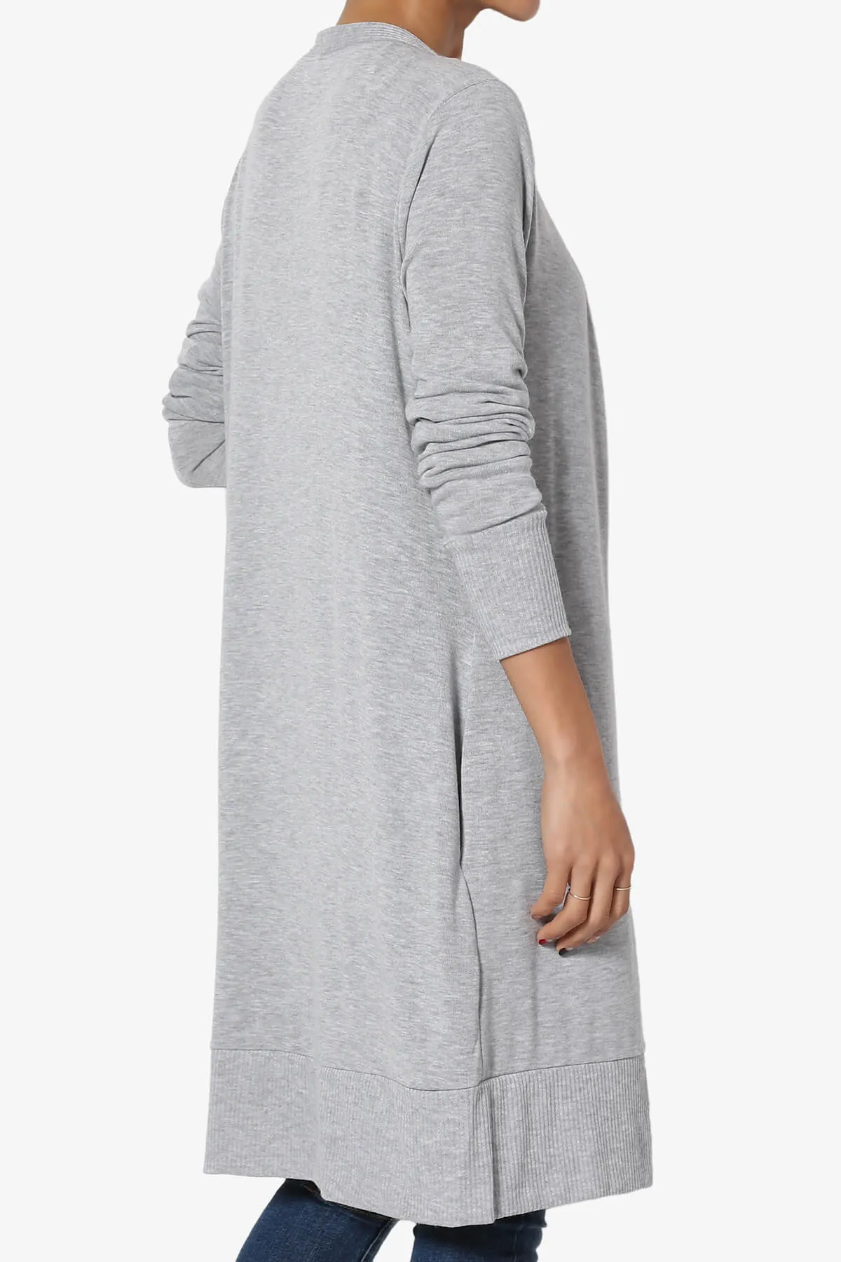 Braeden Snap Button Long Cardigan