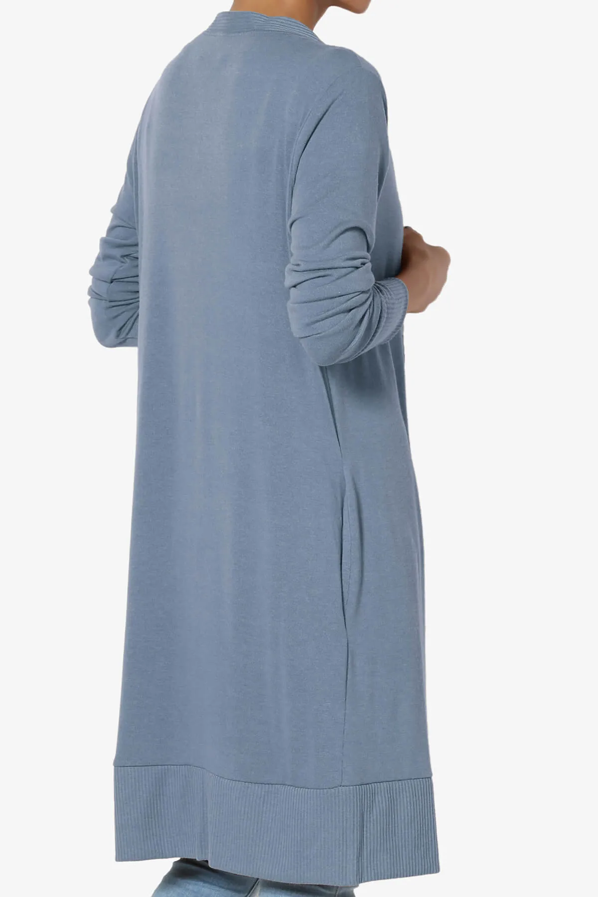 Braeden Snap Button Long Cardigan