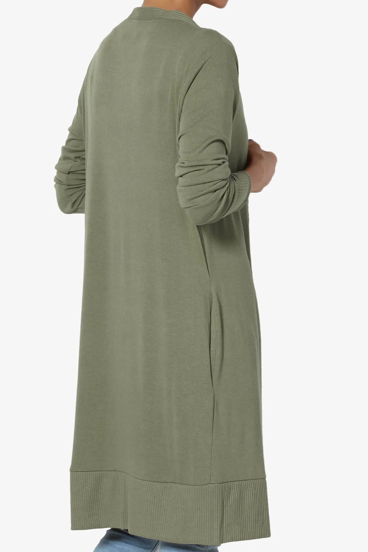 Braeden Snap Button Long Cardigan