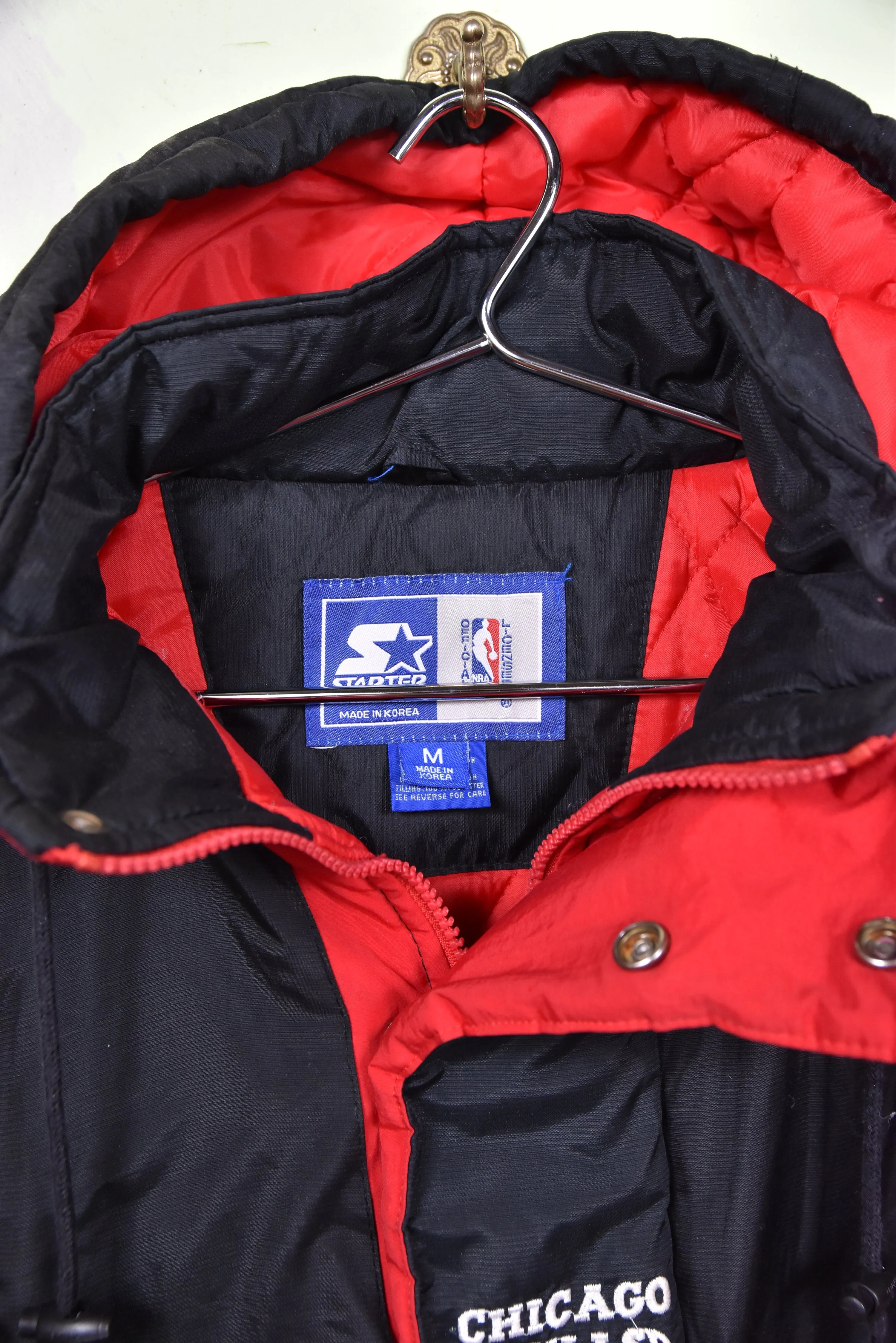Chicago Bulls Nylon Windbreaker Jumper, Gr. M