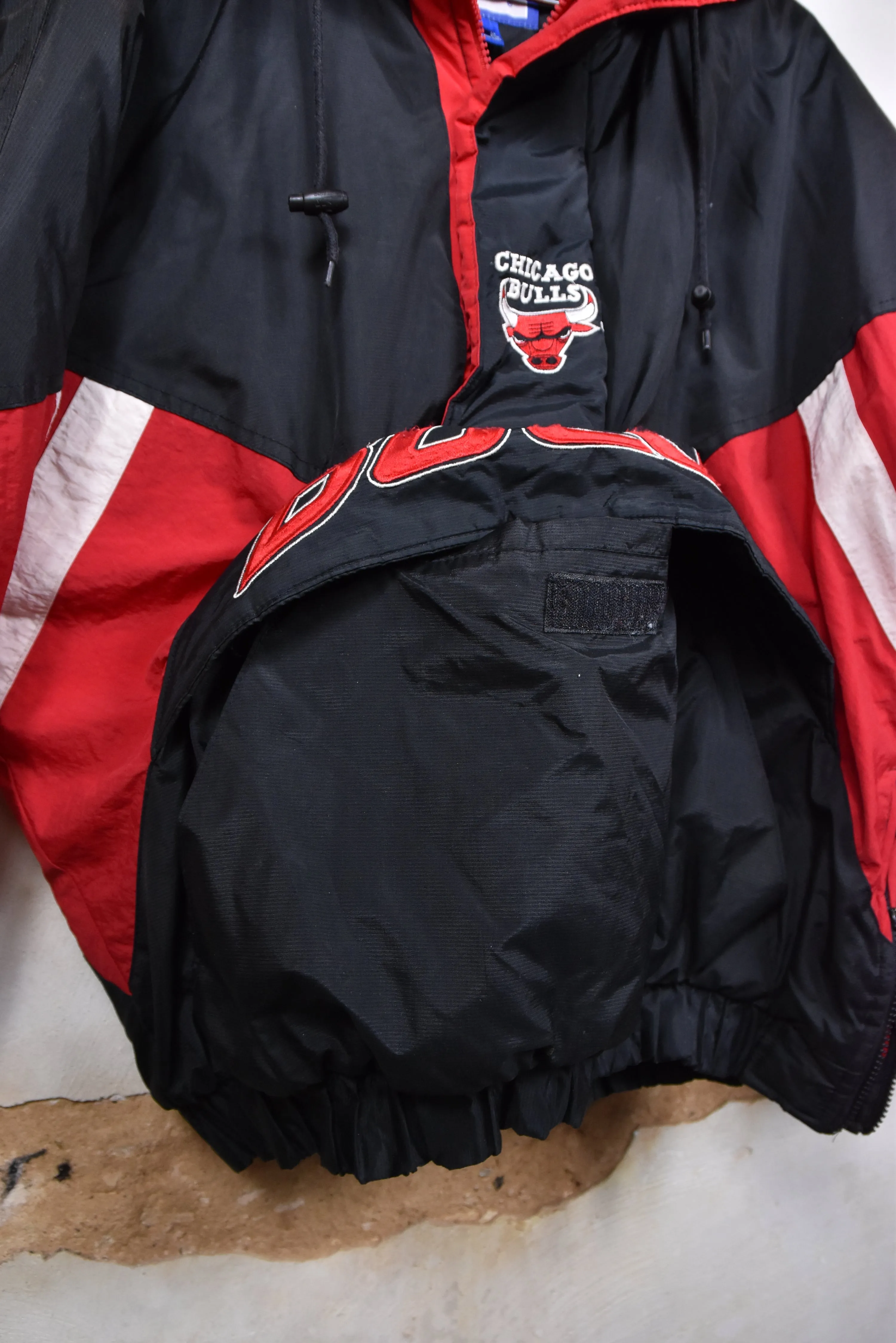 Chicago Bulls Nylon Windbreaker Jumper, Gr. M