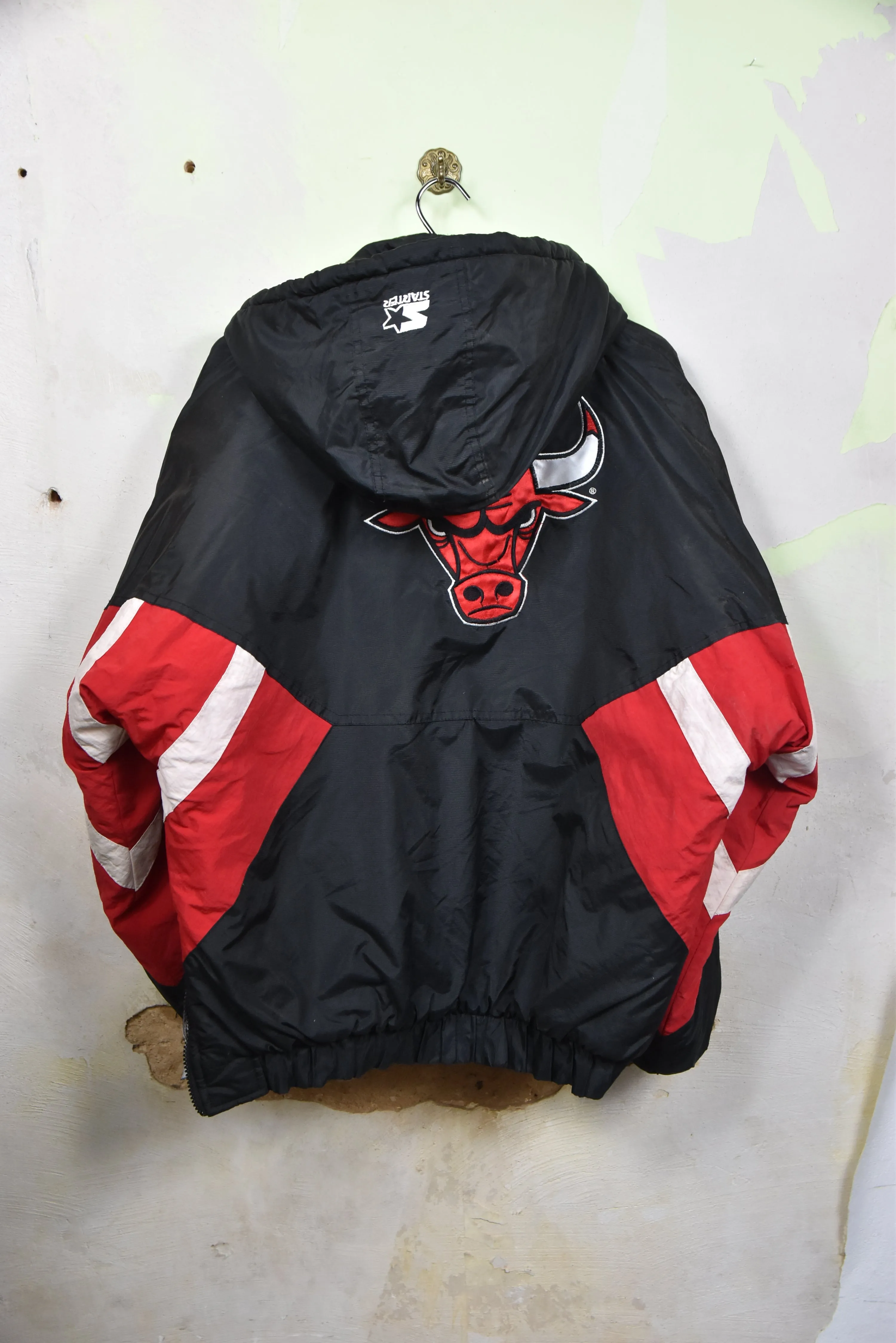 Chicago Bulls Nylon Windbreaker Jumper, Gr. M