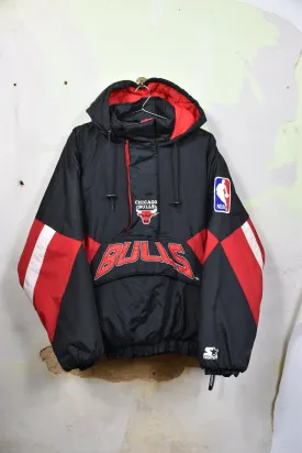 Chicago Bulls Nylon Windbreaker Jumper, Gr. M