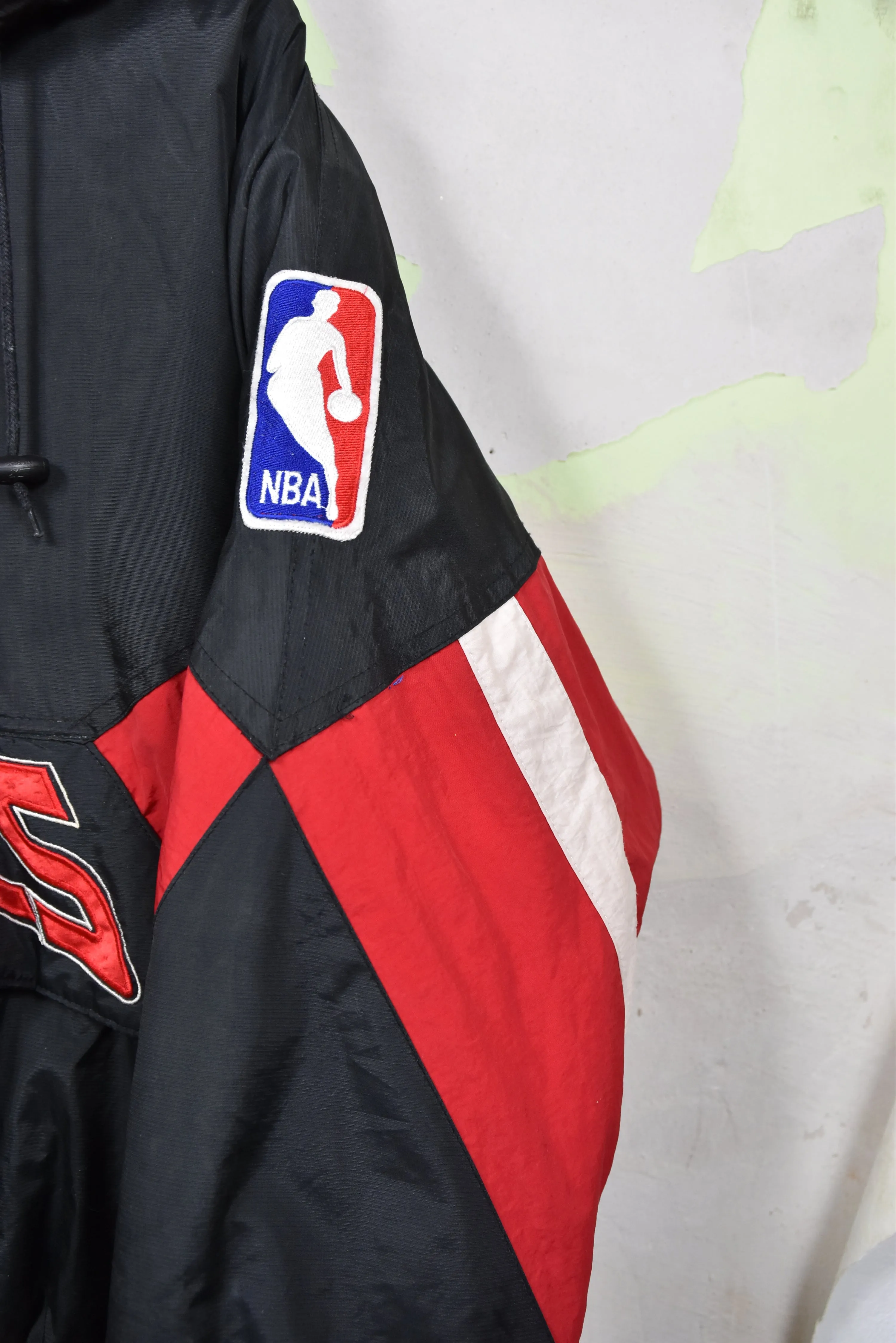 Chicago Bulls Nylon Windbreaker Jumper, Gr. M