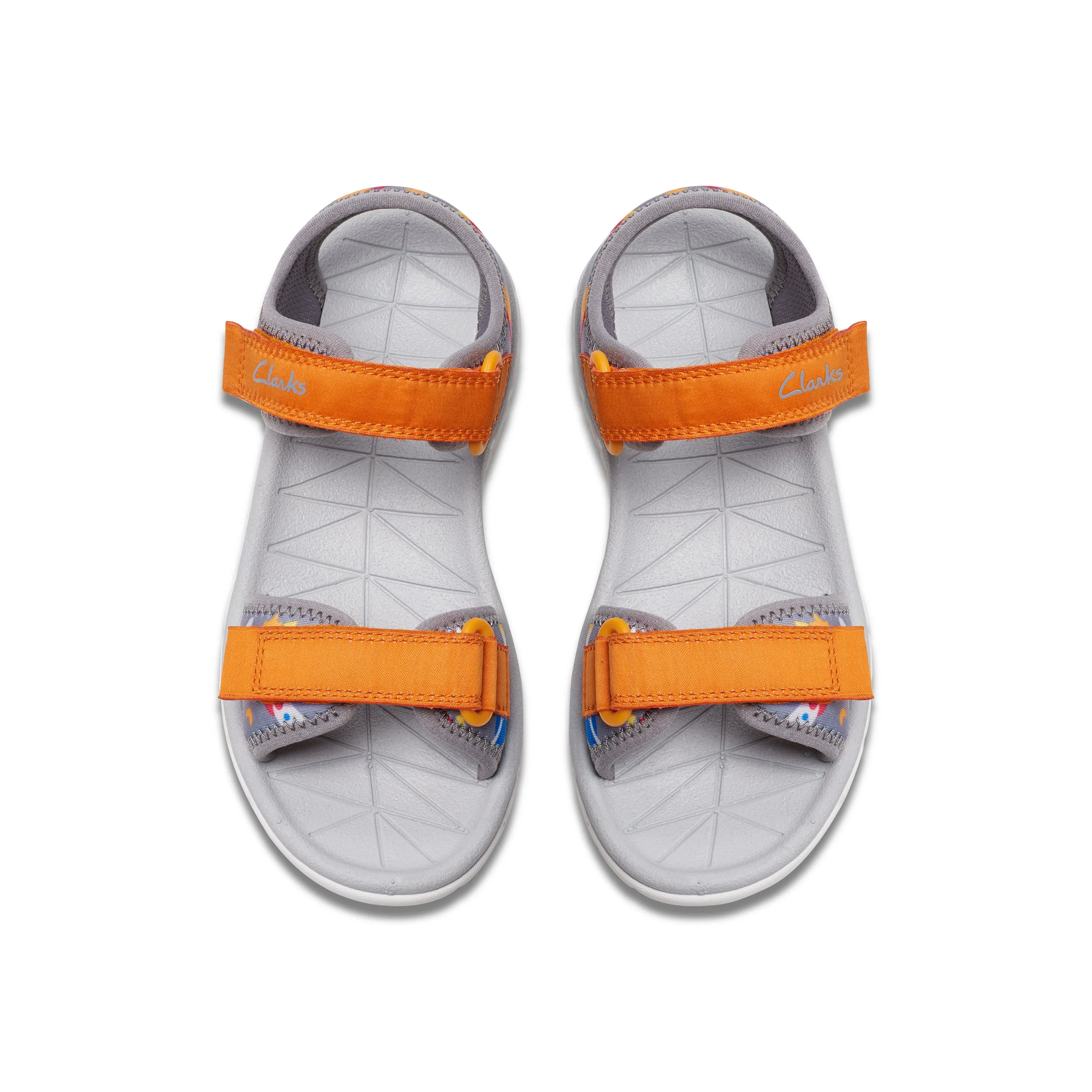 Clarks - Surfing Tide K - Grey/ Orange