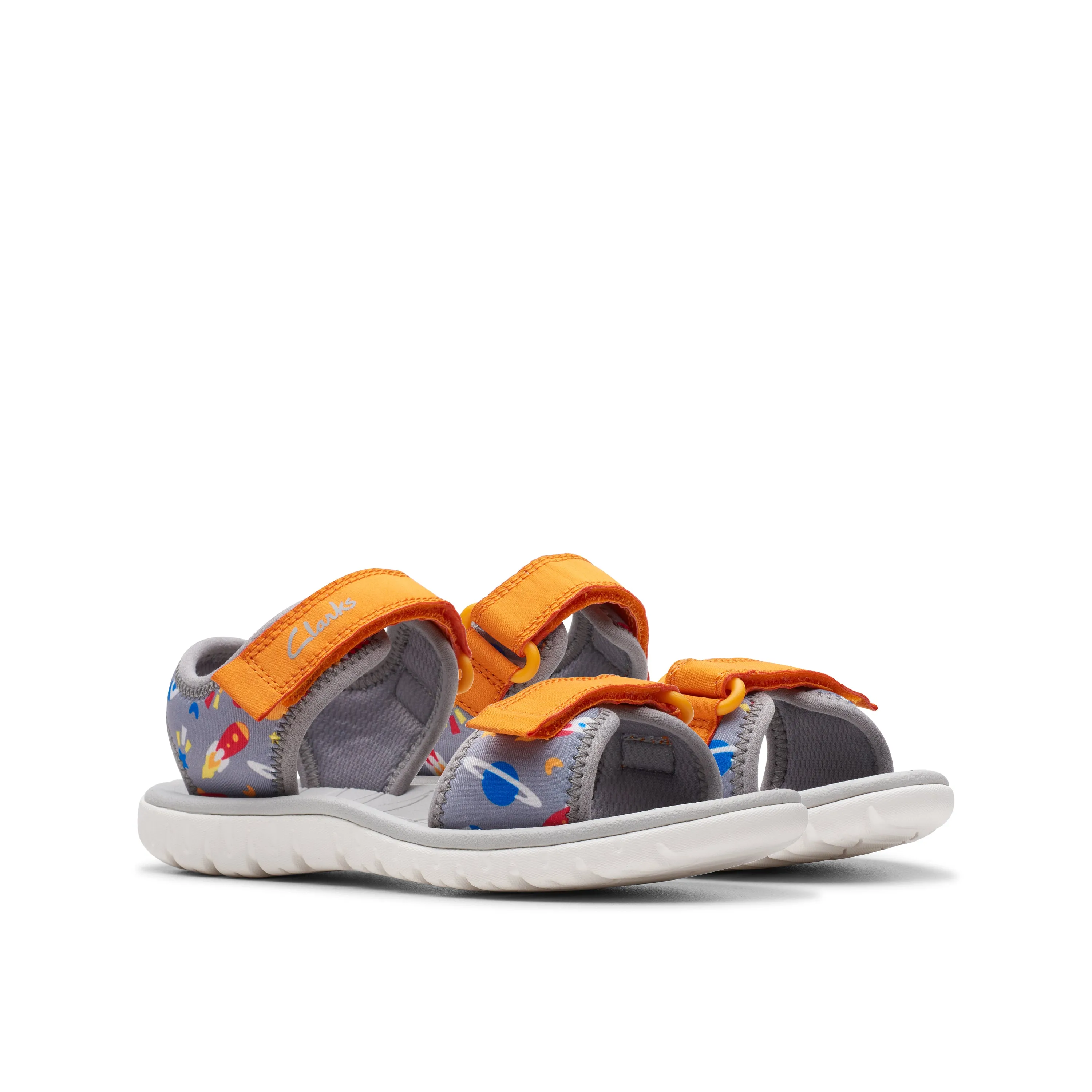 Clarks - Surfing Tide K - Grey/ Orange