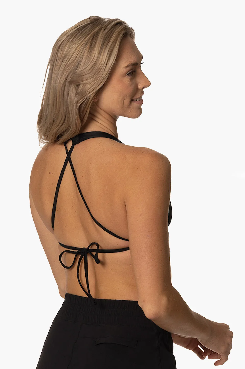 Conquer Bikini Top - Black