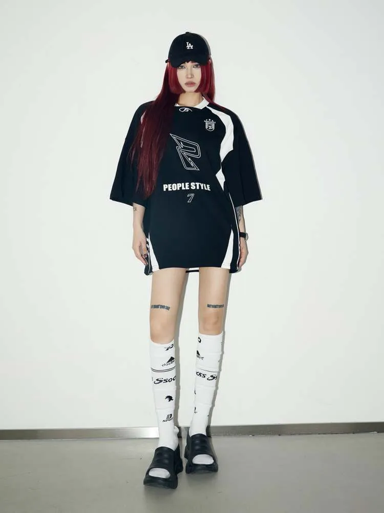 Contrast Color Uniform T-Shirt【s0000006740】