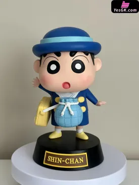Crayon Shin chan Blue school uniform Nohara Shinnosuke Statue - Bruce Studio [Pre-Order]