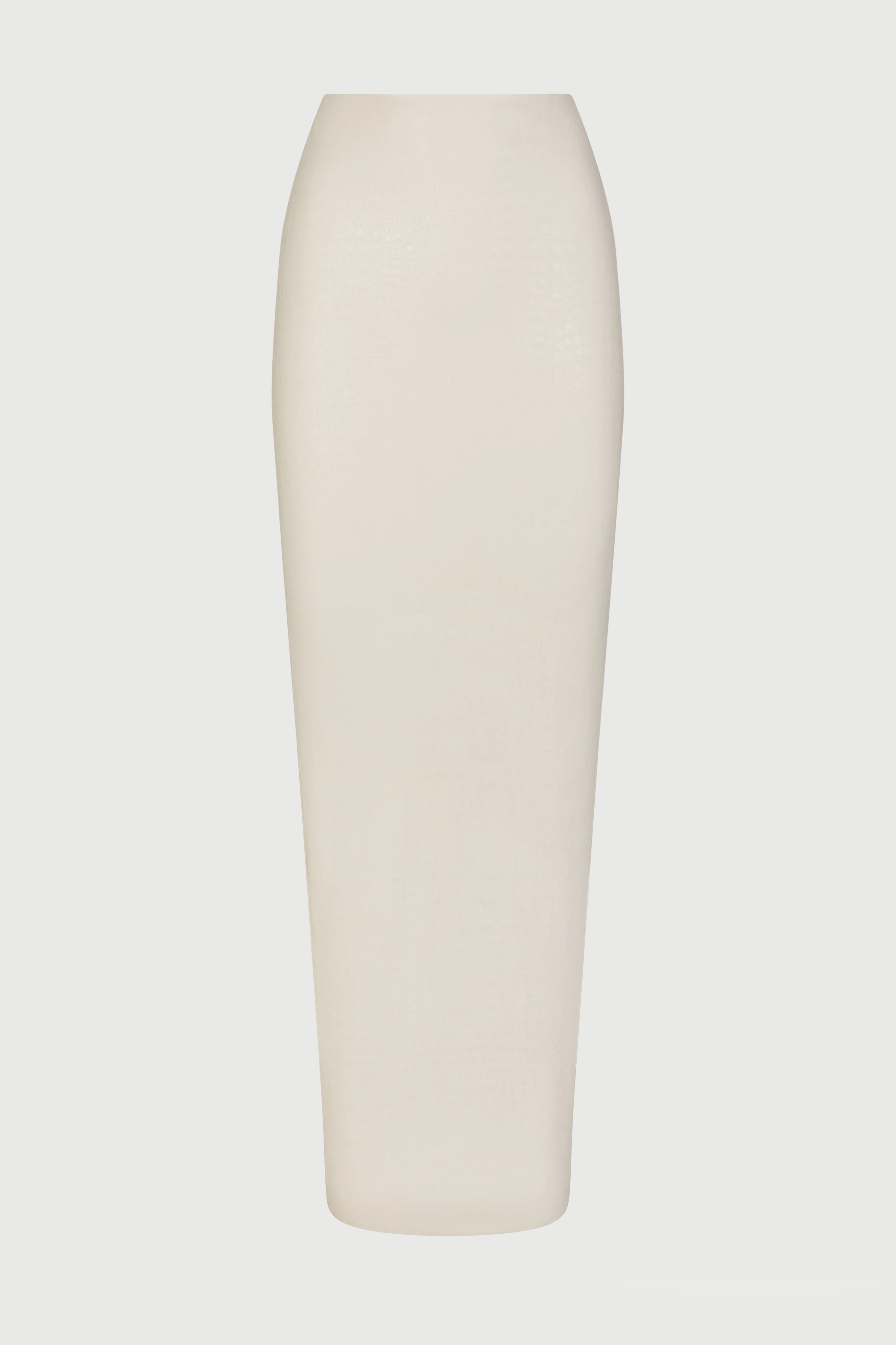 Croc Zip Up Maxi Skirt