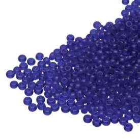 Czech Glass 8/0 Round  Dark Sapphire 20g