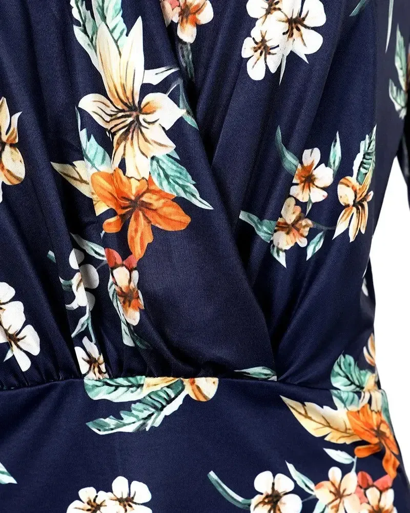 Deanwangkt - Floral Print Puff Sleeve Top