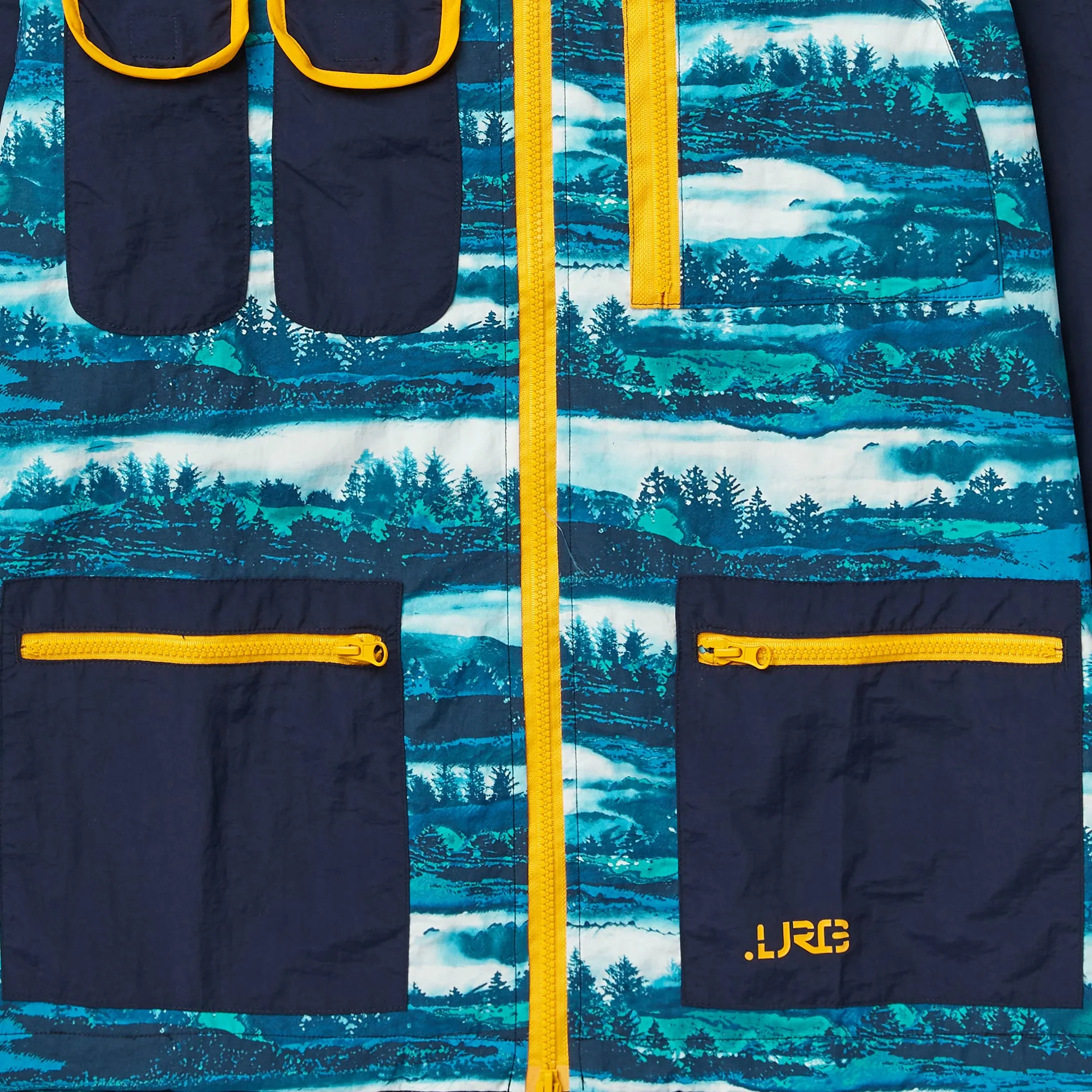 ELEVATED WOODS WINDBREAKER JACKET - NAVY