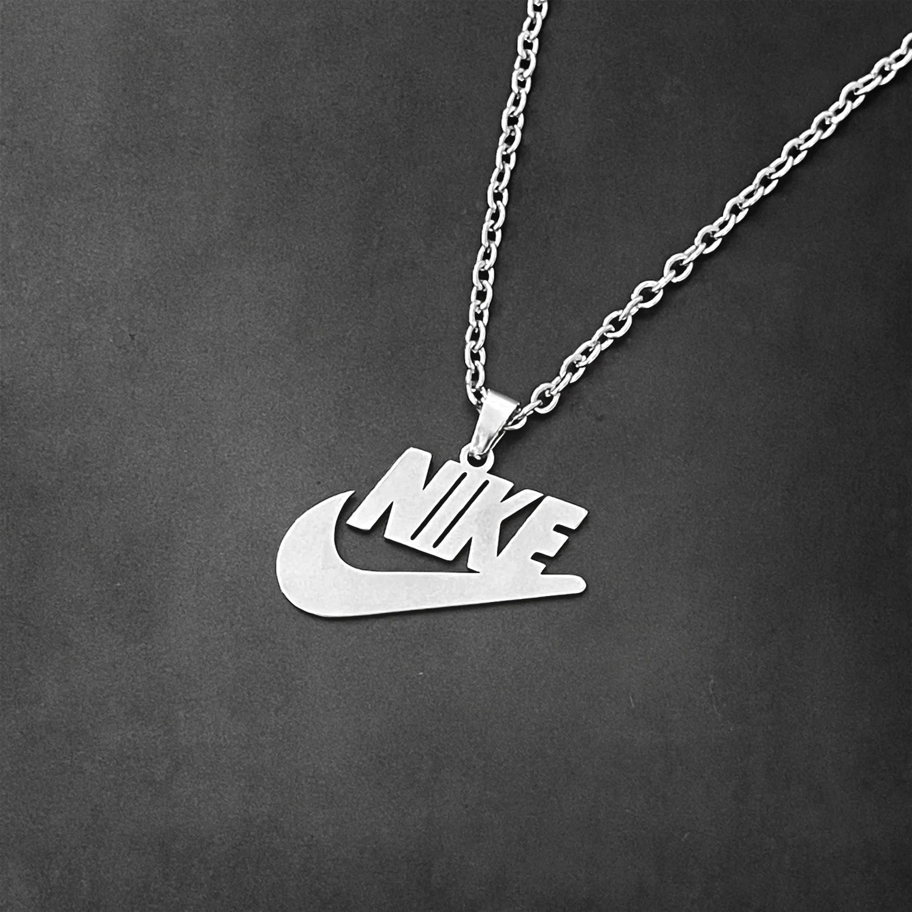 Fashionable Nike logo necklace