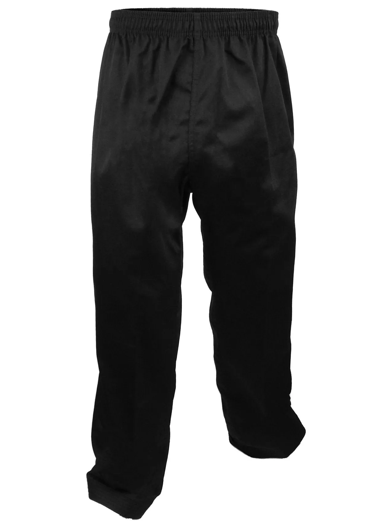 Hapkido Uniform, 8 oz., Black w/ White Stitches