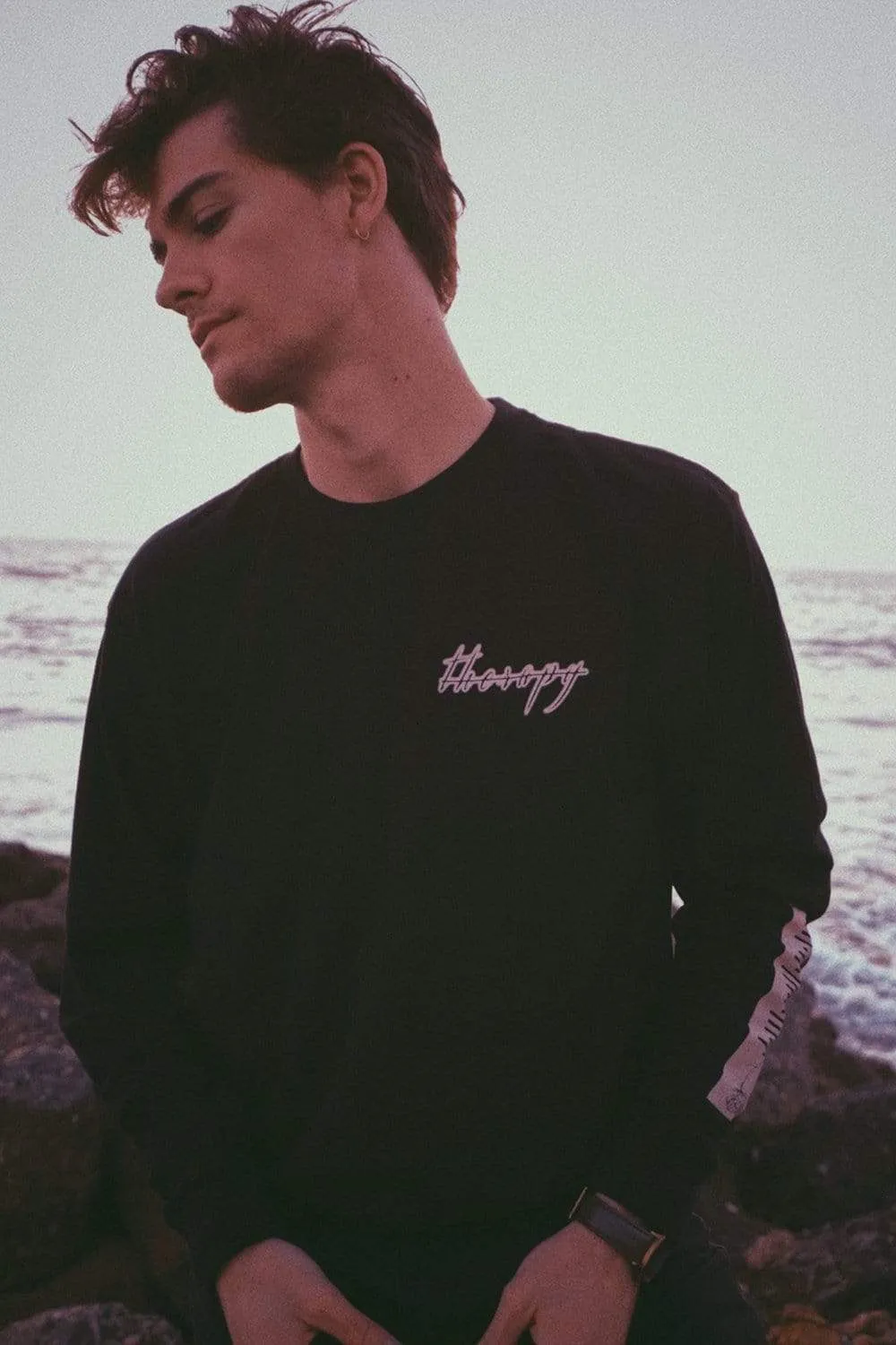 Heard Well x Jordan Doww Exclusive Playlist Black Long Sleeve Shirt