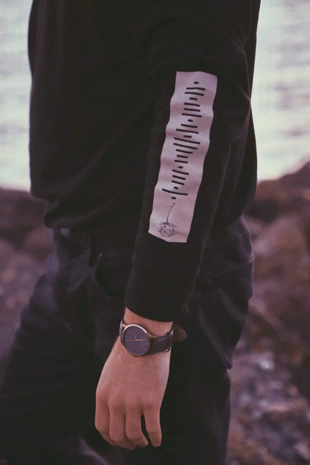 Heard Well x Jordan Doww Exclusive Playlist Black Long Sleeve Shirt