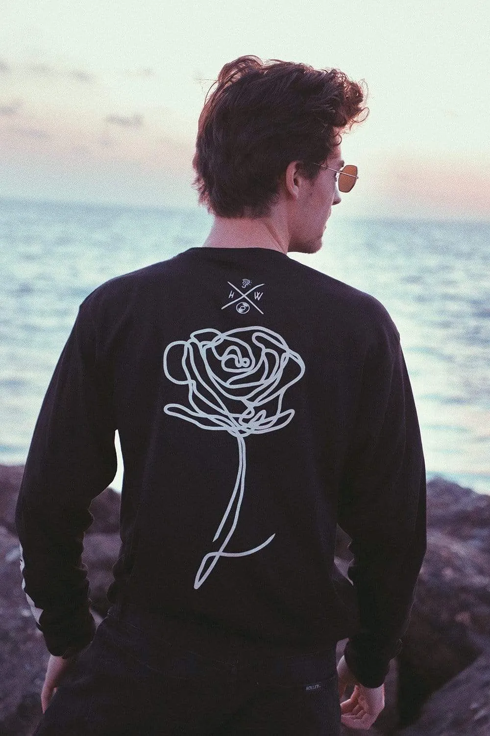 Heard Well x Jordan Doww Exclusive Playlist Black Long Sleeve Shirt