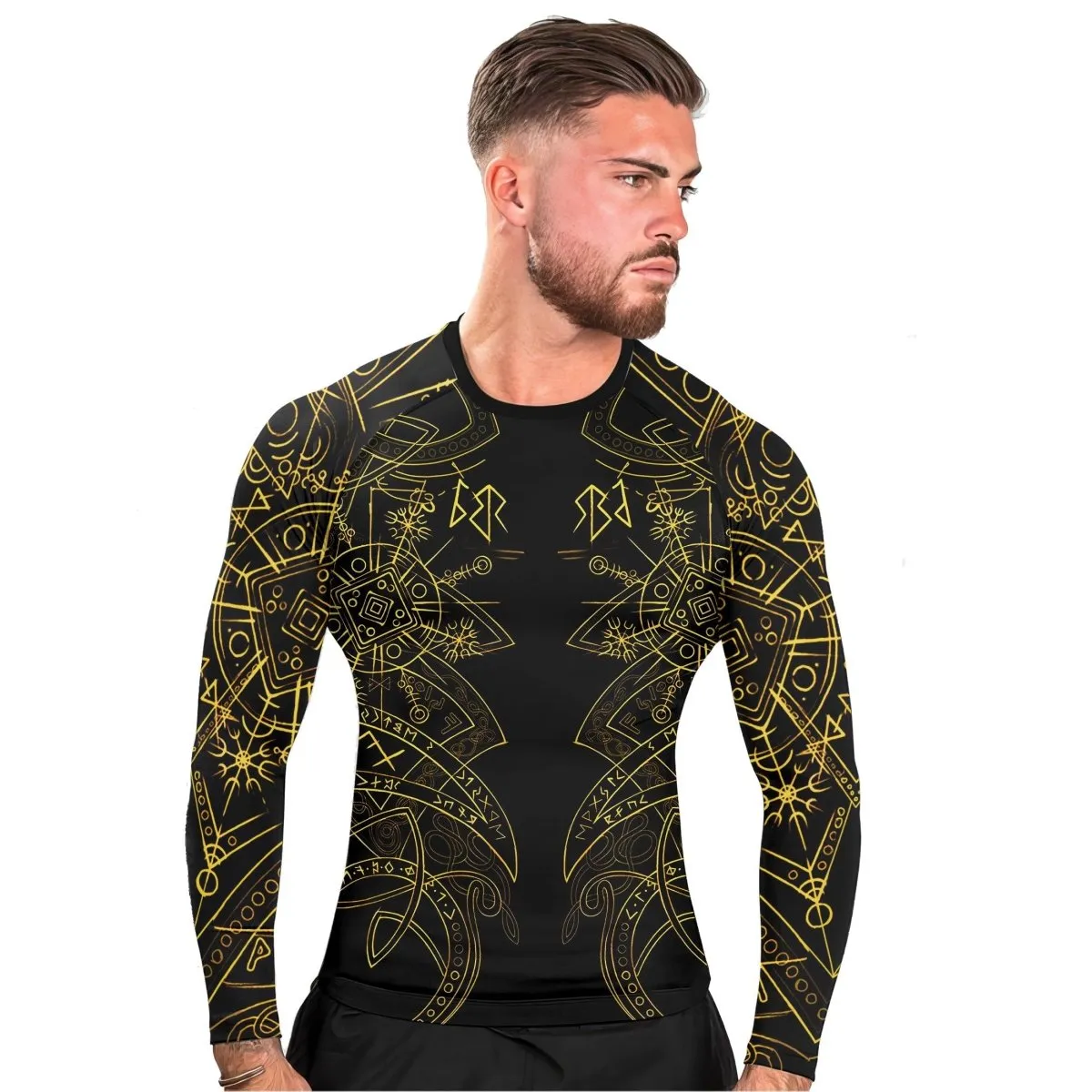 Helm Of Disguise Men's Long Sleeve Rash Guard