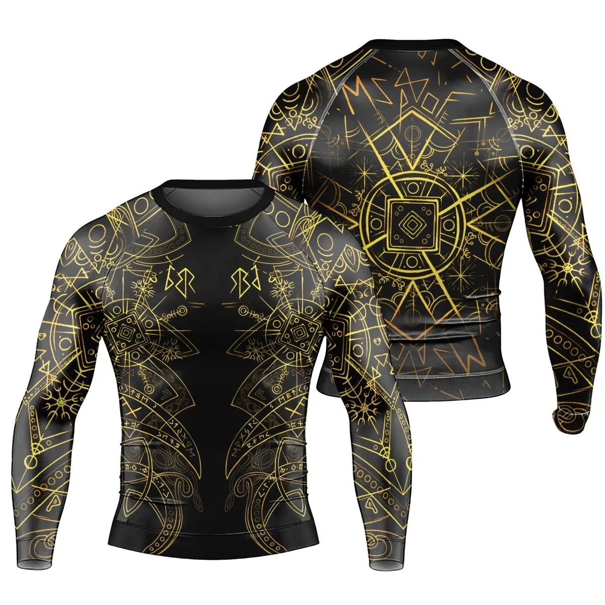 Helm Of Disguise Men's Long Sleeve Rash Guard