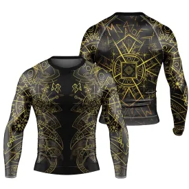 Helm Of Disguise Men's Long Sleeve Rash Guard