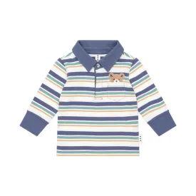 Huxbaby Multi Stripe Hiding Hux Polo