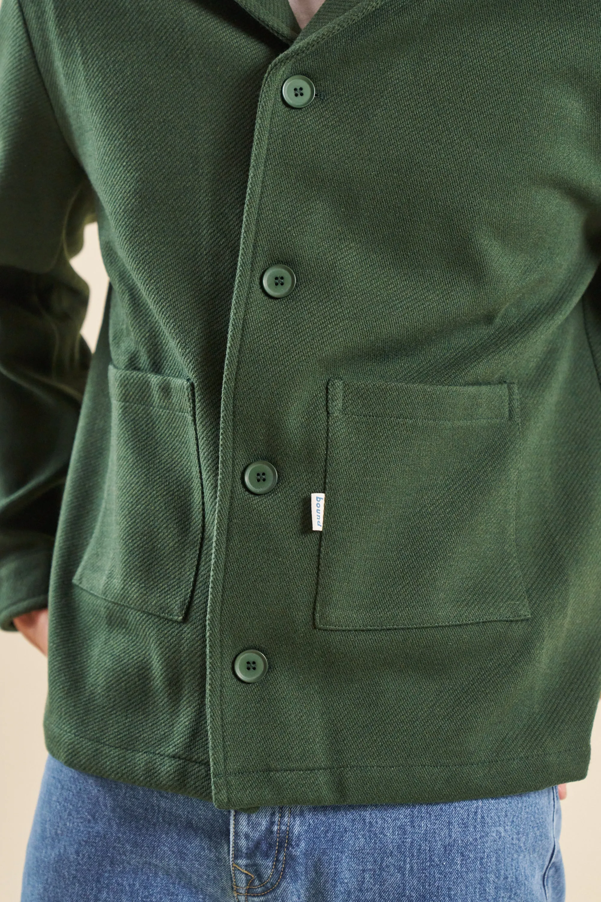 ITSUKU GREEN WORK HEAVY OVERSHIRT