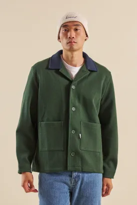 ITSUKU GREEN WORK HEAVY OVERSHIRT