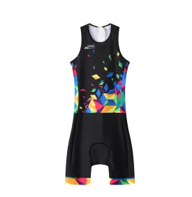 JEORGE Kids Junior Triathlon Suit, Ages 8 to 14, one piece racing suit