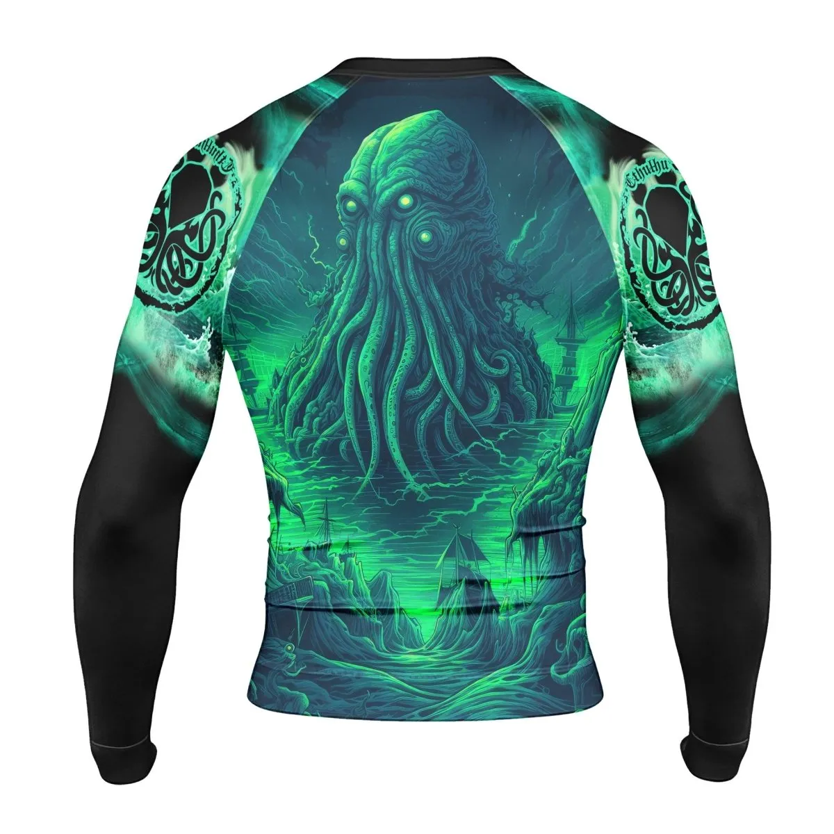 King Of DarkSea Cthulhu Long Sleeve Rash Guard