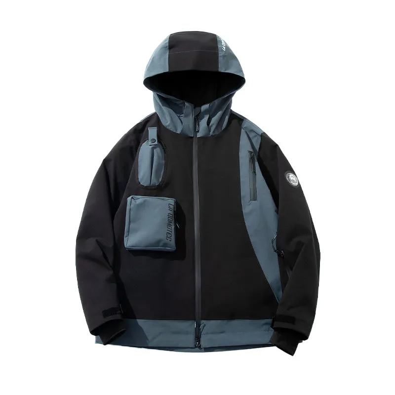 LA QOMOTEC Black Airplane Ski Suit