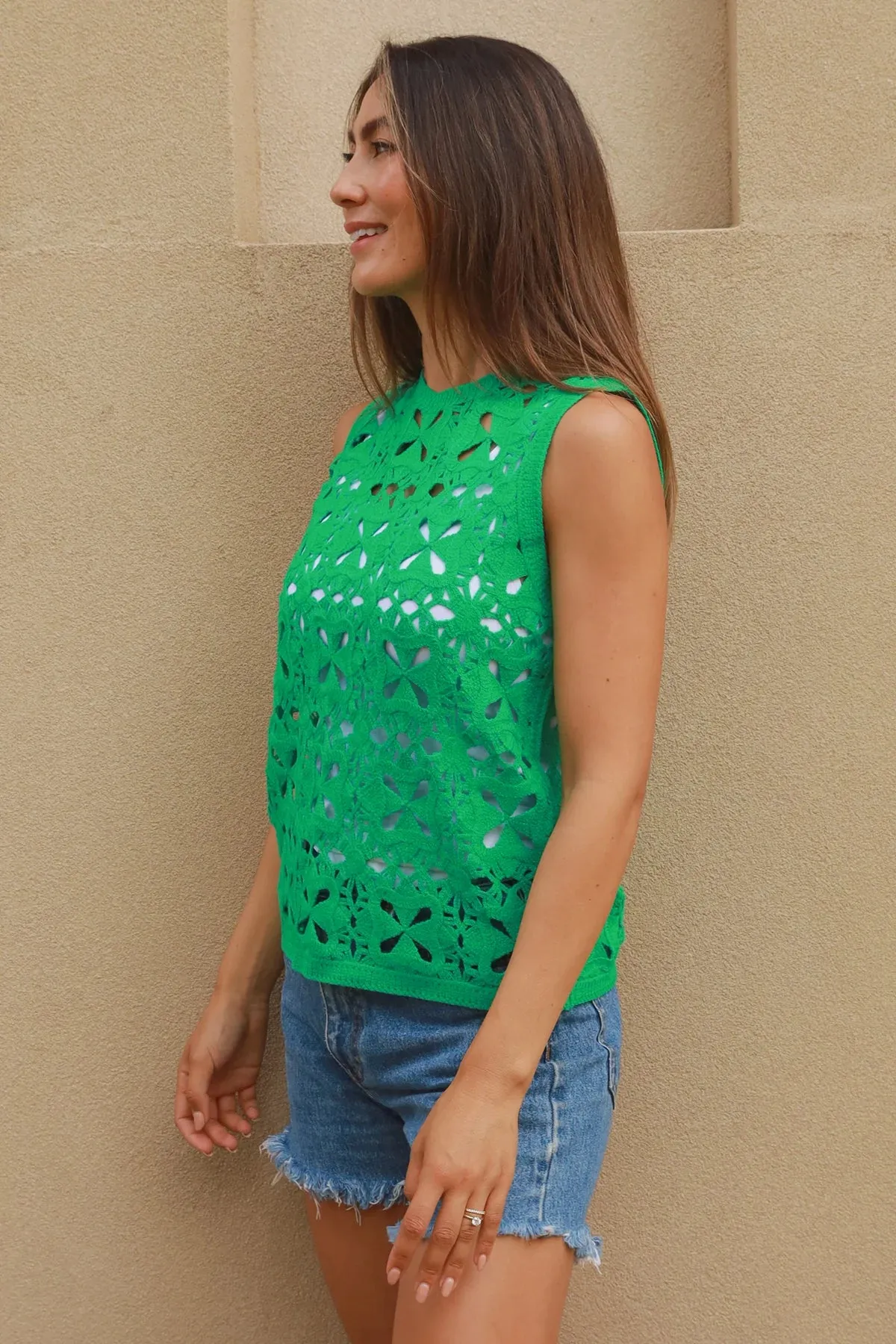 Lace Shell Top