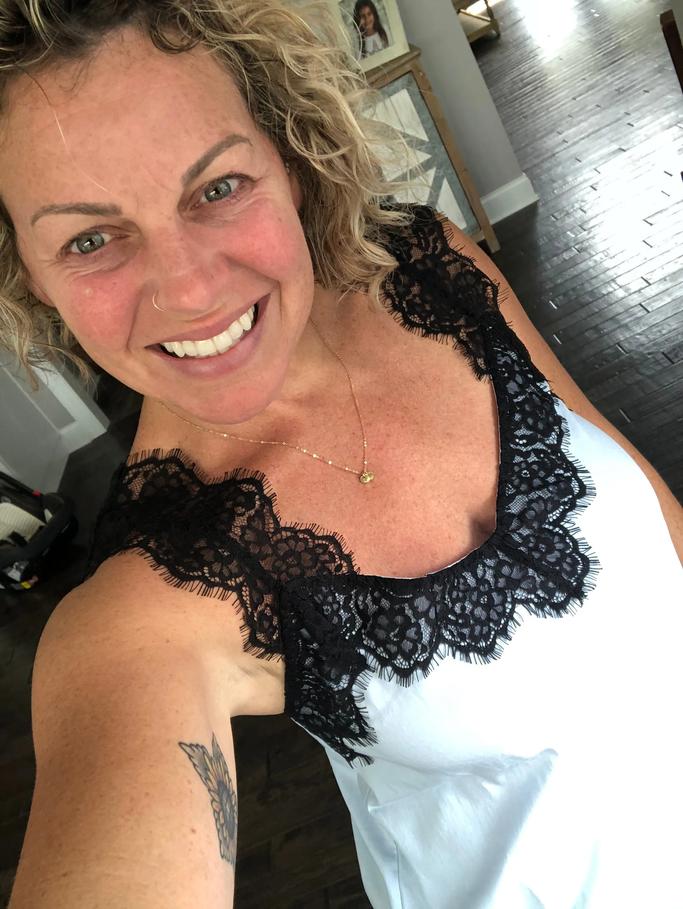 Lace trim Cami