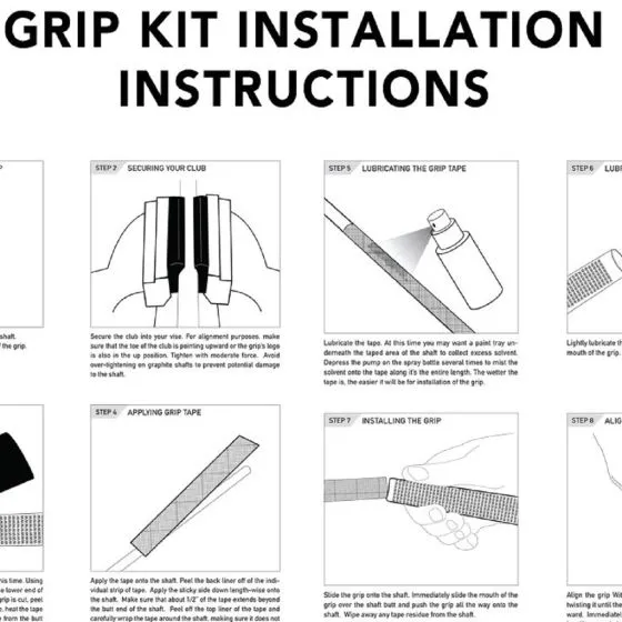 Lamkin Sonar Wrap Midsize - 9 Piece Golf Grip Bundle