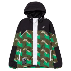 LIFTED GEO WINDBREAKER JACKET - GREEN
