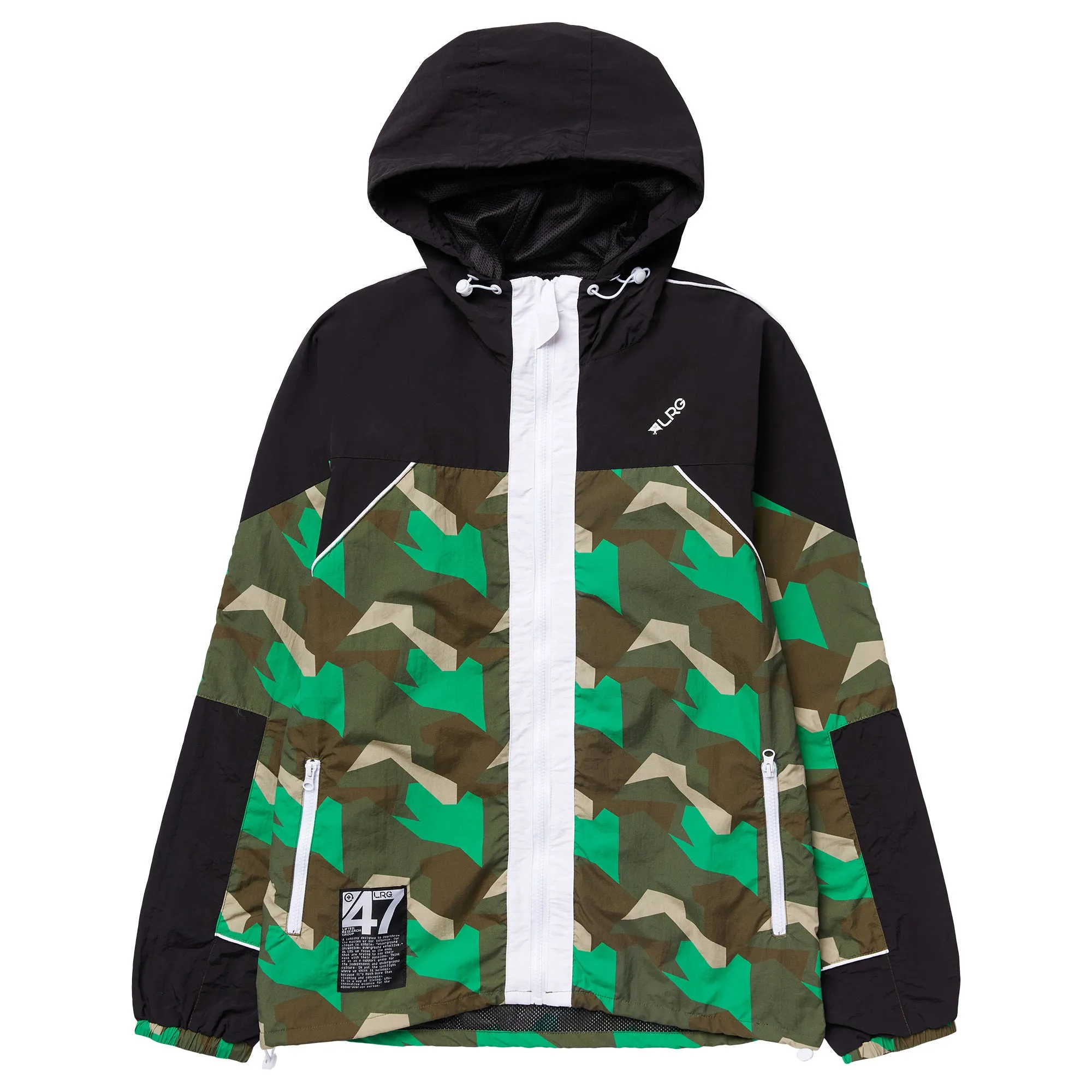 LIFTED GEO WINDBREAKER JACKET - GREEN