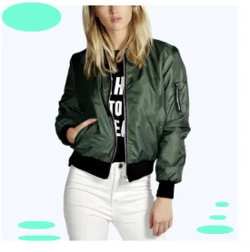 Long Sleeve Coat Casual Stand Collar Slim Fit