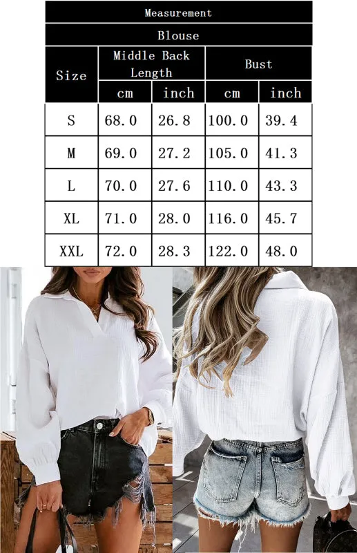 Long Sleeve Shirt Casual Top