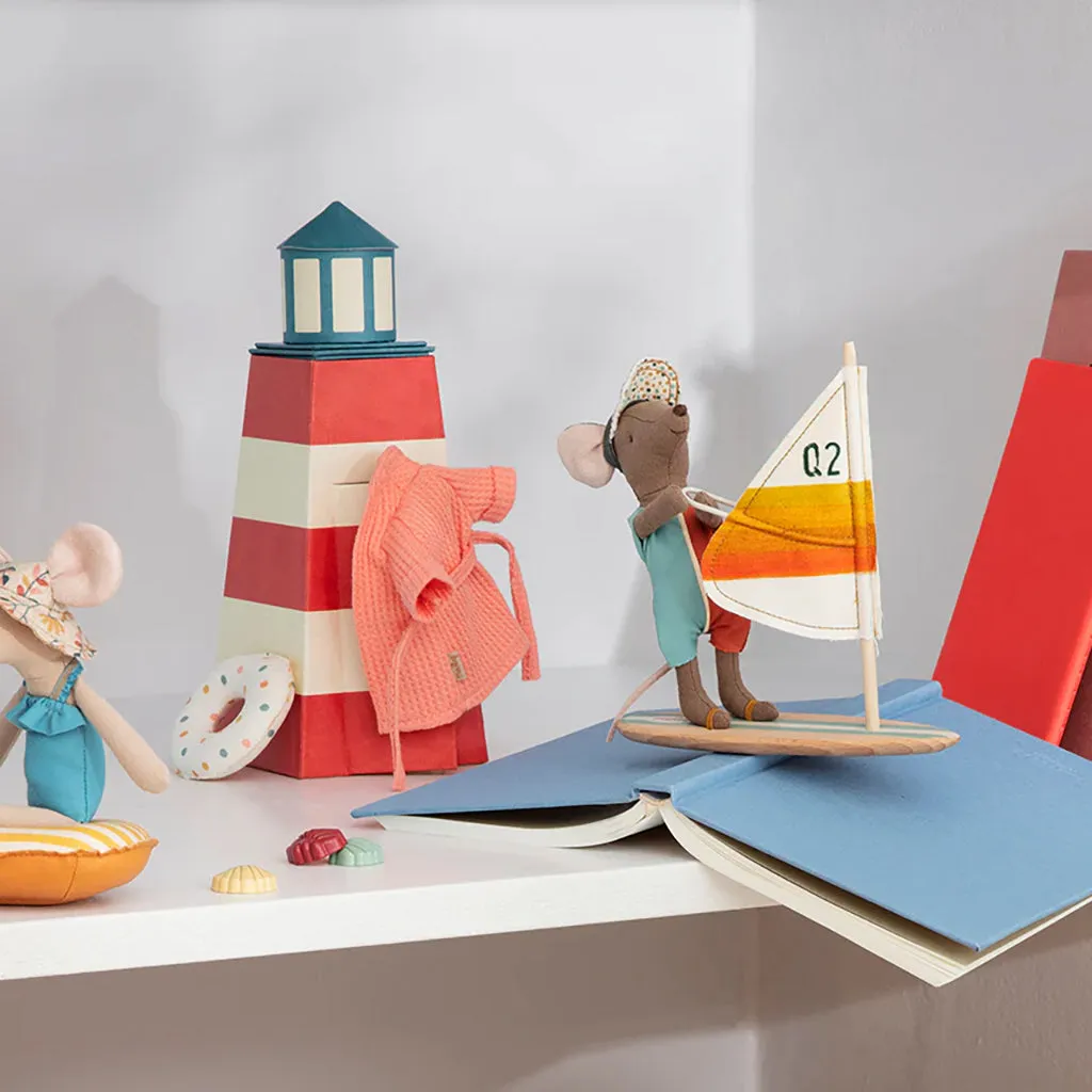 Maileg Toys Mouse Beach Big Brother Wind Surfer