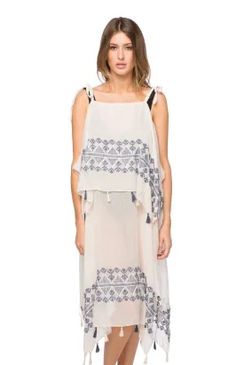 May Showers Embroidery Fabric | Coastal Getaway Dress