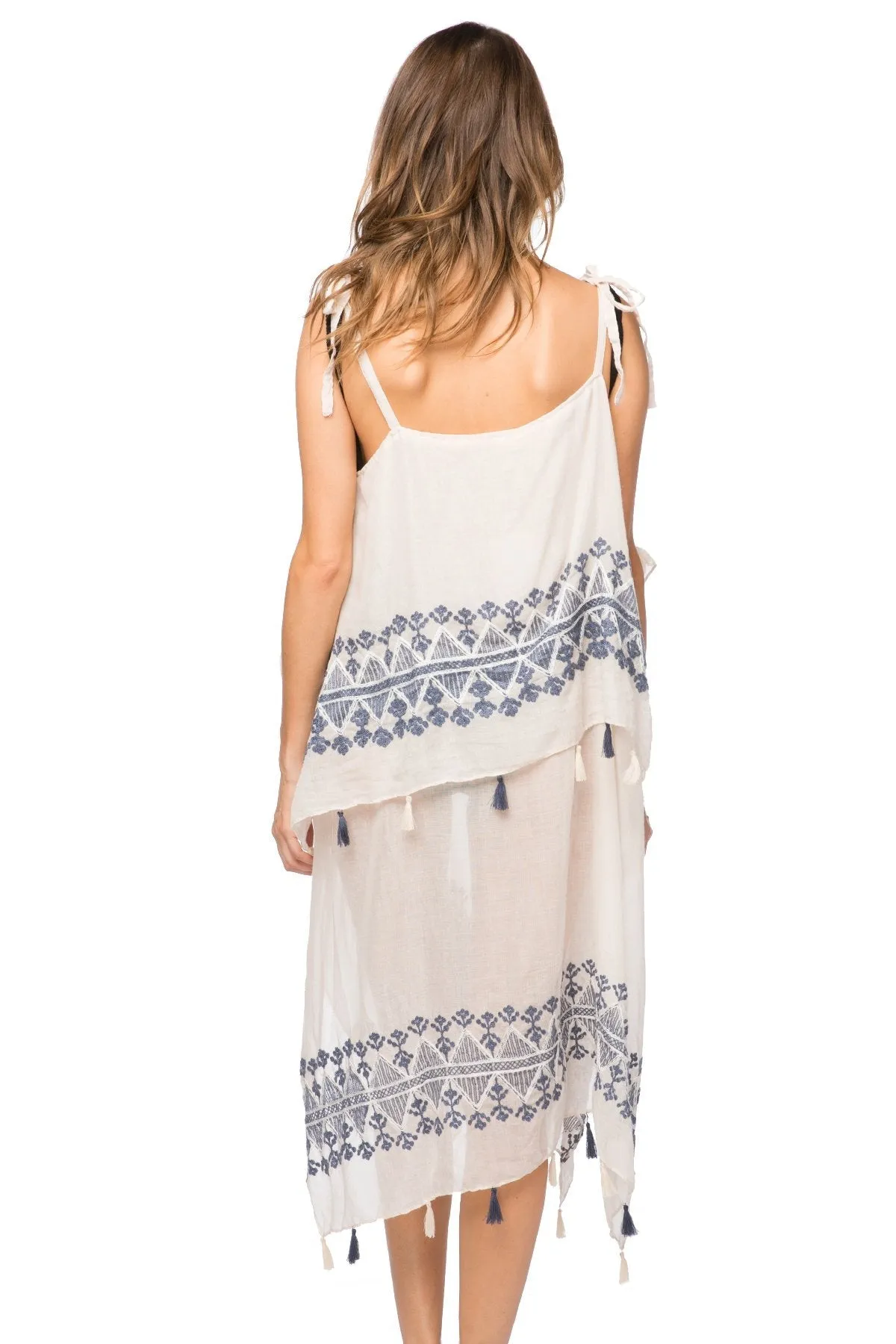 May Showers Embroidery Fabric | Coastal Getaway Dress