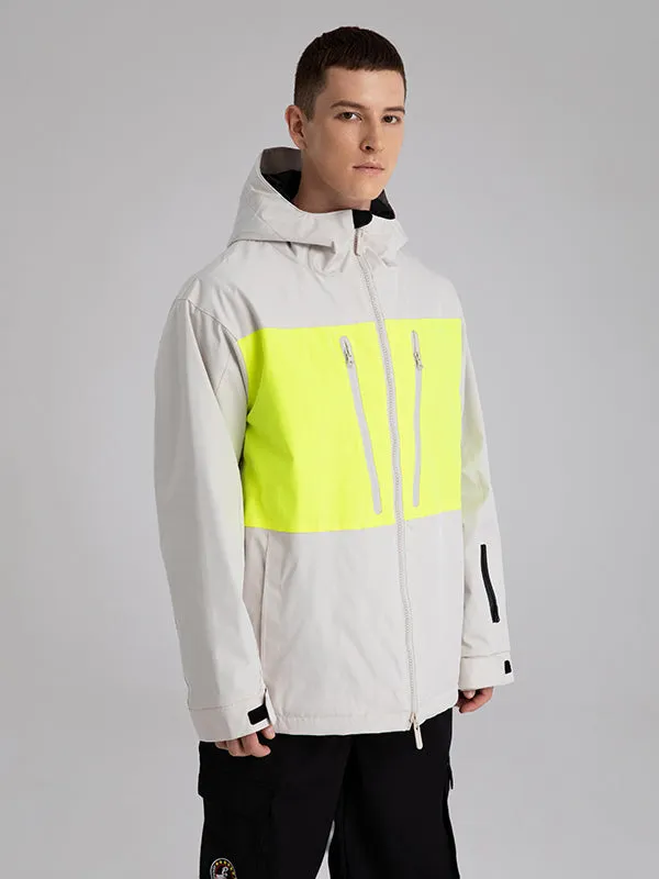 Men's Searipe Independent Colorblock Windbreaker Snow Jacket