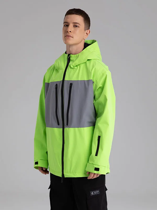 Men's Searipe Independent Colorblock Windbreaker Snow Jacket