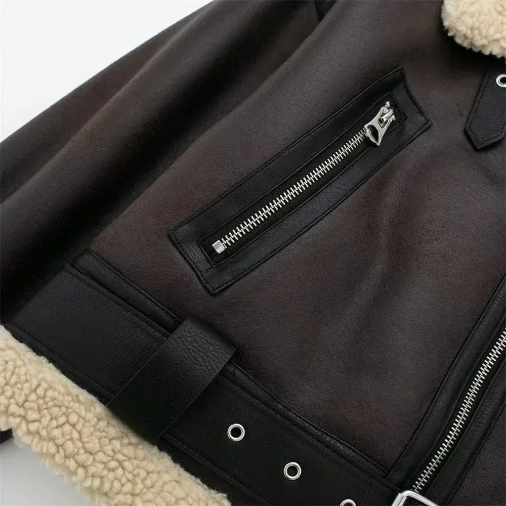 Merlin  Trendy Leather Jacket
