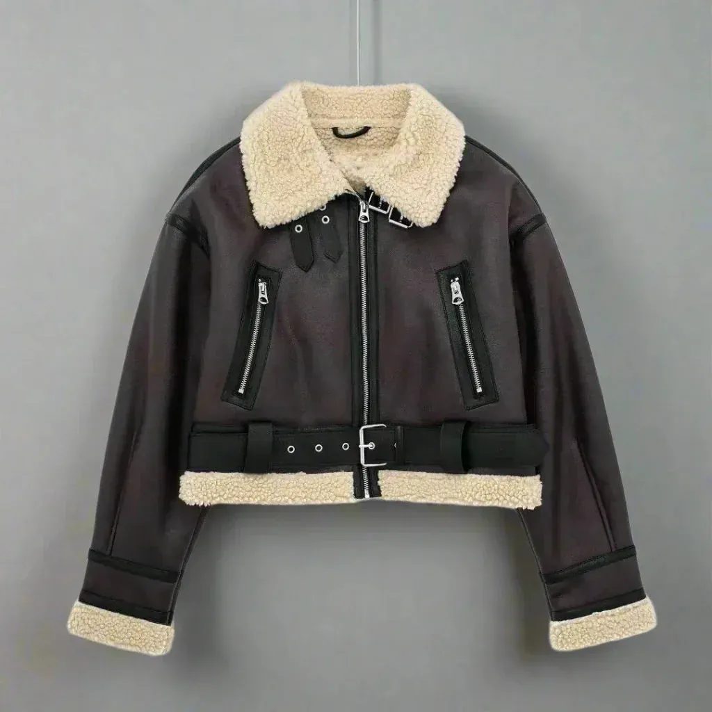 Merlin  Trendy Leather Jacket