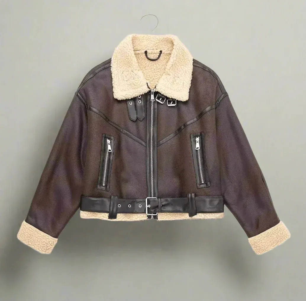 Merlin  Trendy Leather Jacket