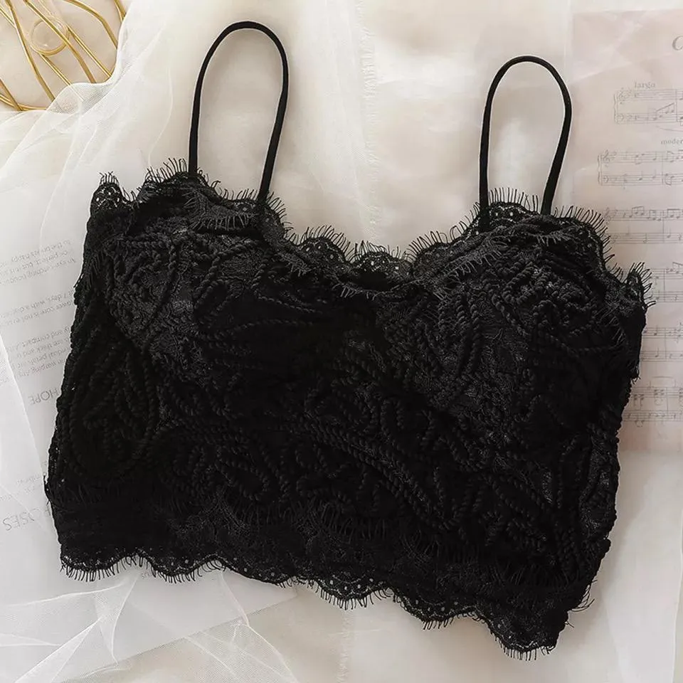 Miranda lace cropped Bustier Tops