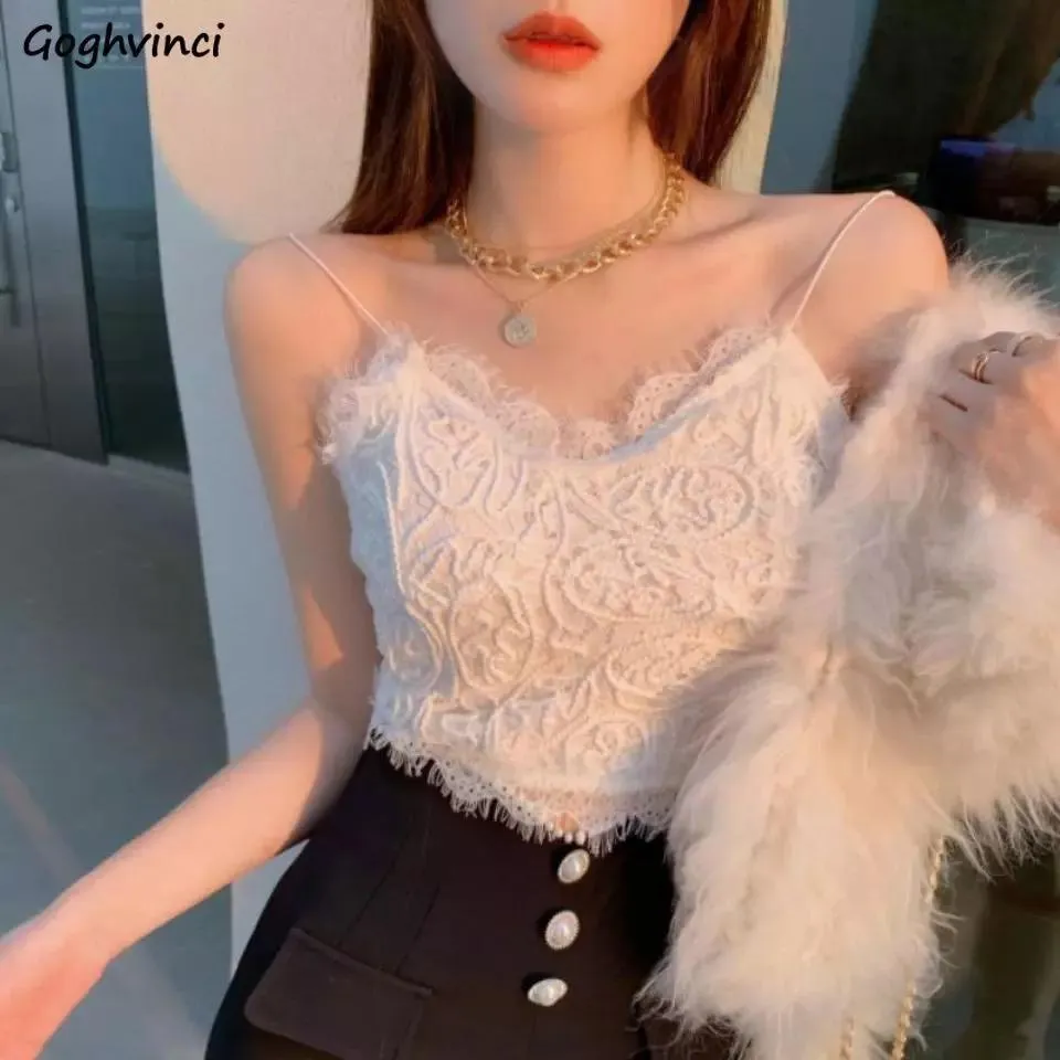 Miranda lace cropped Bustier Tops